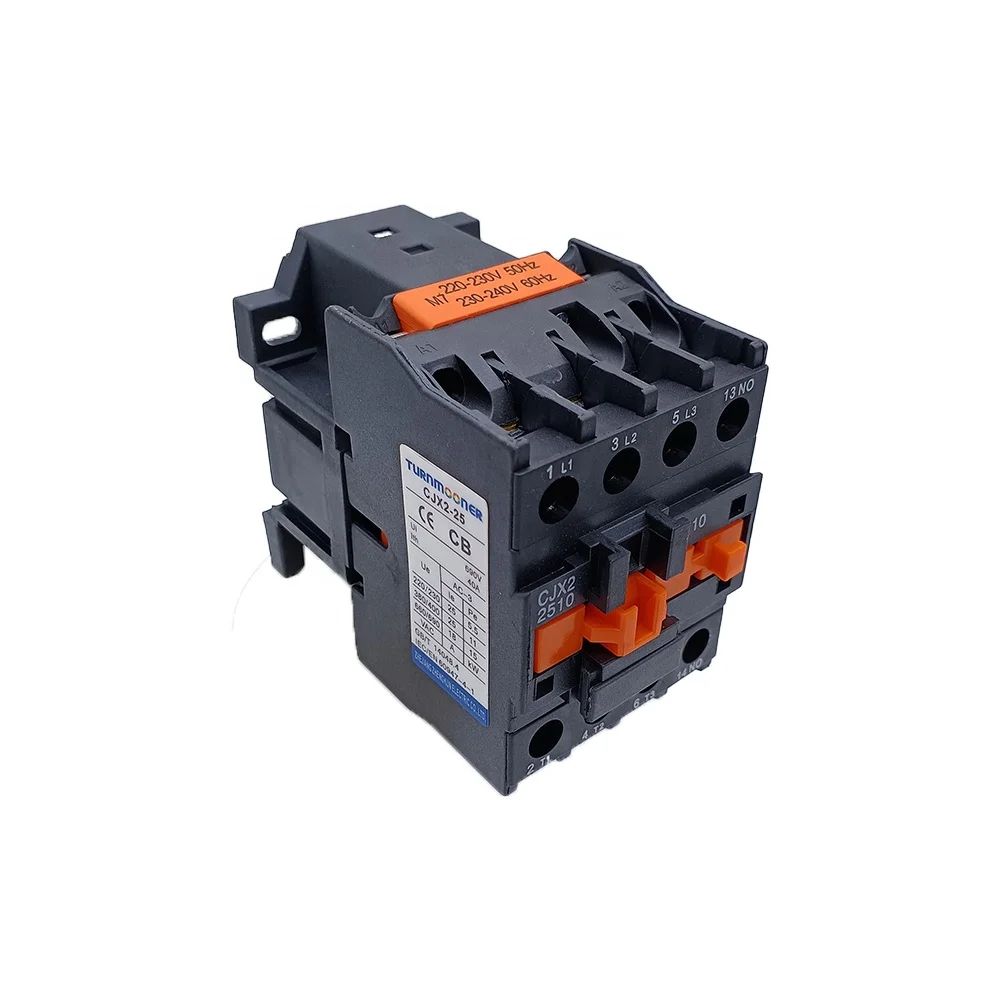 CJX2-25 Высокое качество 220v/катушка/магнитный контактор переменного тока подходит для 50 Гц или 60 Напряжение