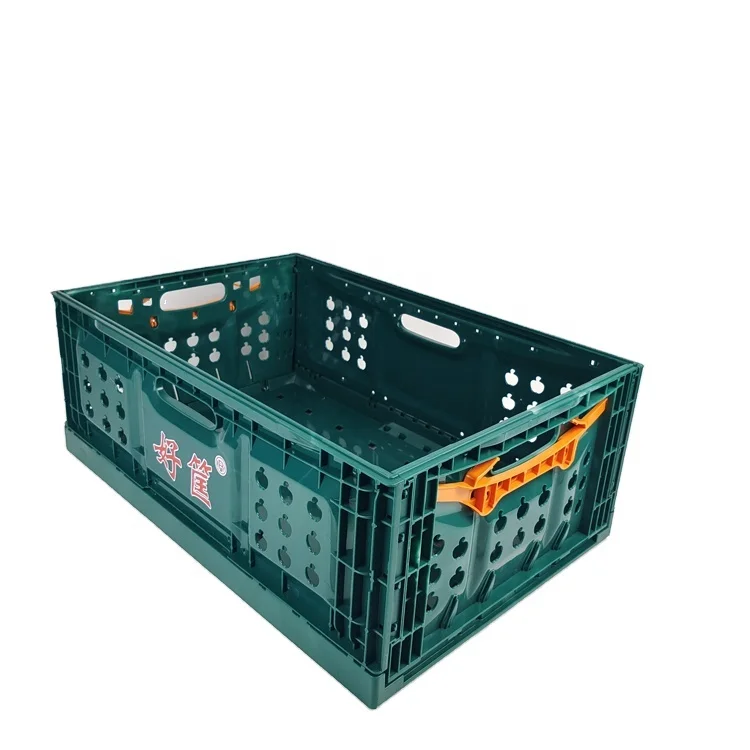 600*400 Series Heavy Duty Folding Plastic Containers Box Collapsible Crates for Fruits and Vegetables