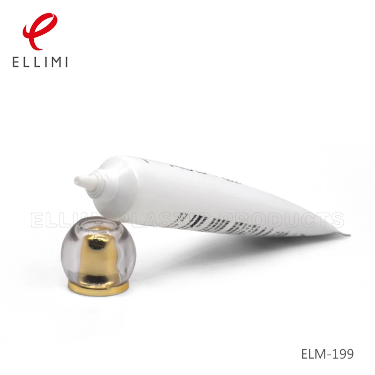 22mm Acrylic Sphere Cap Soft Tube ELM-199 offers a sophisticated solution for cosmetic packaging needs.