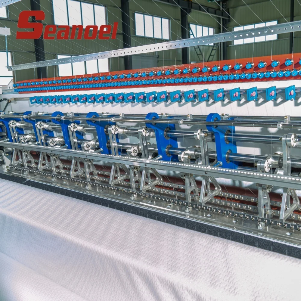 Automatic industrial quilting machine  home textile fabric sewing quilting machine