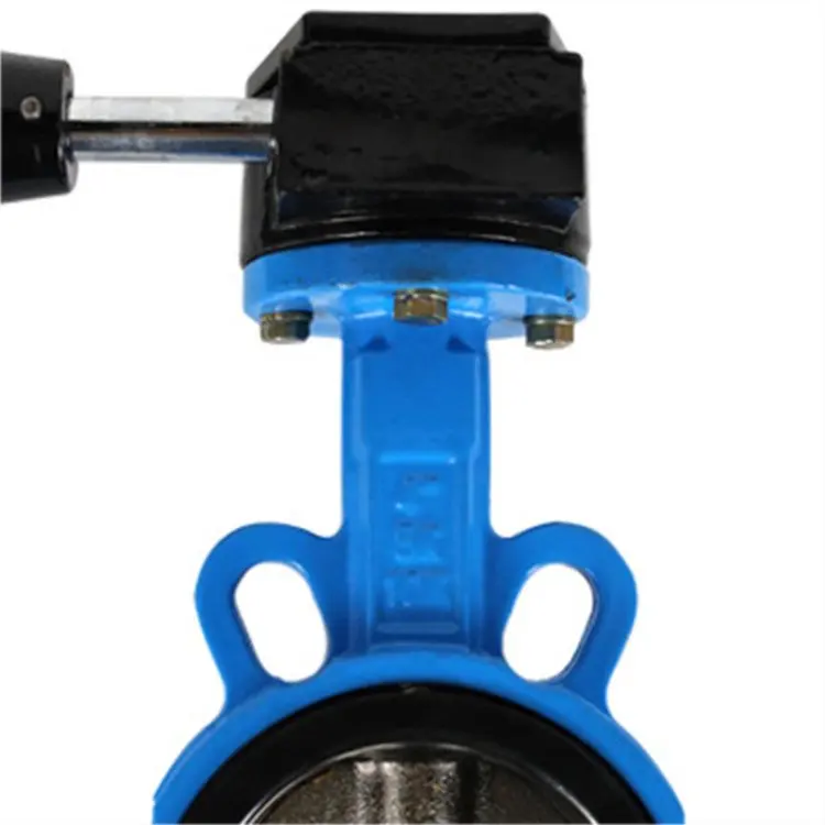 Industrial Butterfly Valve Soft Seal Centerline Wafer Type Cast Steel Butterfly Valve