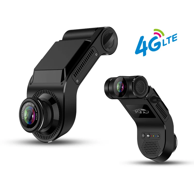 Автомобильная видеорегистратор 4G 1080P с двойным объективом