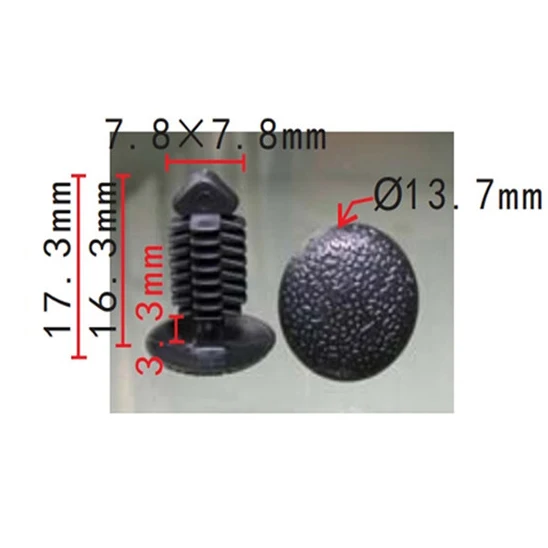 Auto Fastener & Clip For Opel GM 2346824 90283614 Car Trunk Liner Positioning