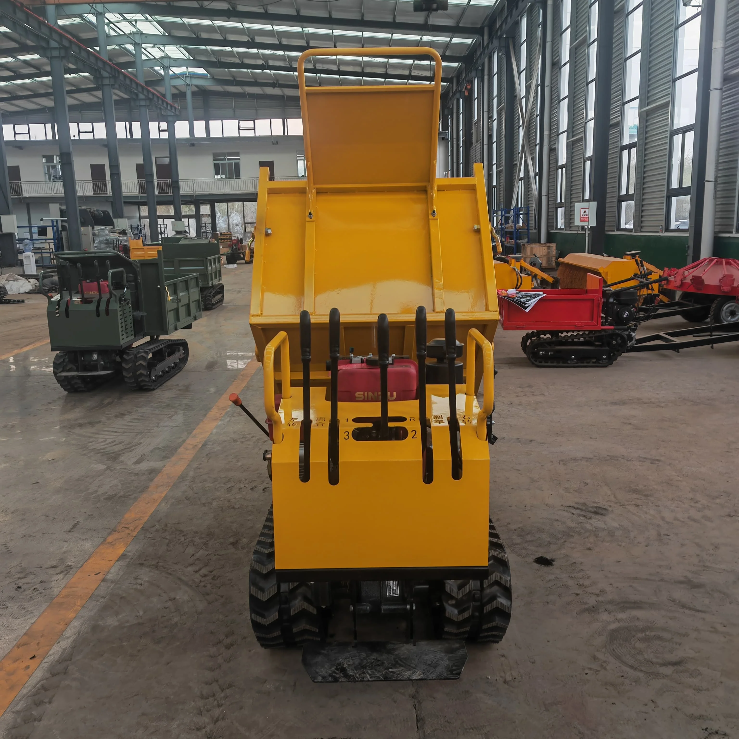 Good agricultural helper: tracked dump truck, easy to transport agricultural products and agricultural supplies!!Load 1500kg