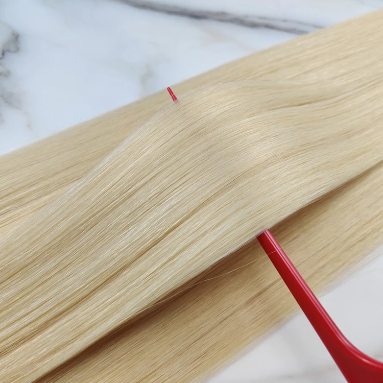 High Quality 100% Human Hair Extension Russian Tape In Hair Extensions Remy Bone Straight Tape In hair Extensions