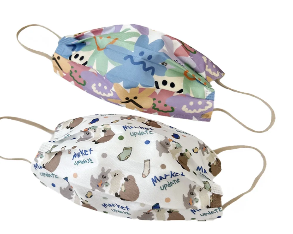 Manufacturer price 3ply printed babies face mask