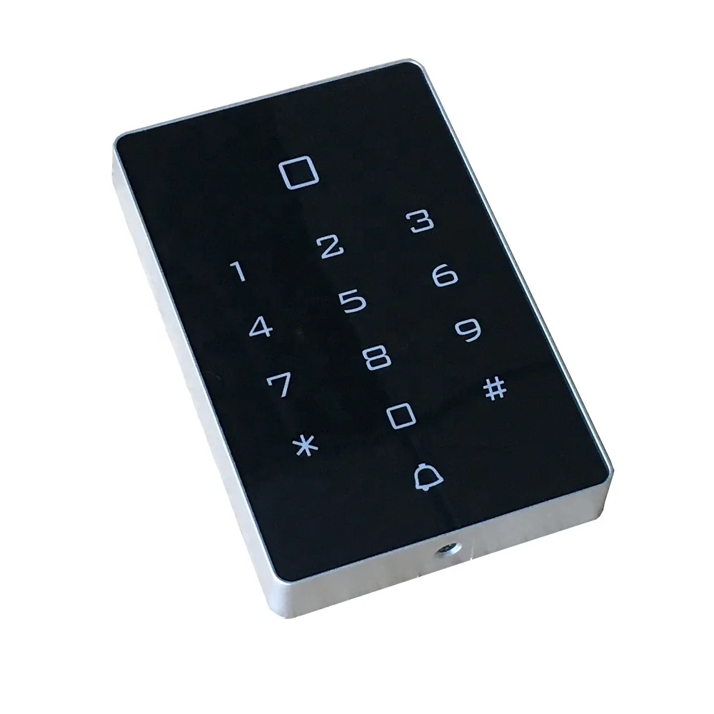 Touch keypad access control rfid smart card key fob standalone reader