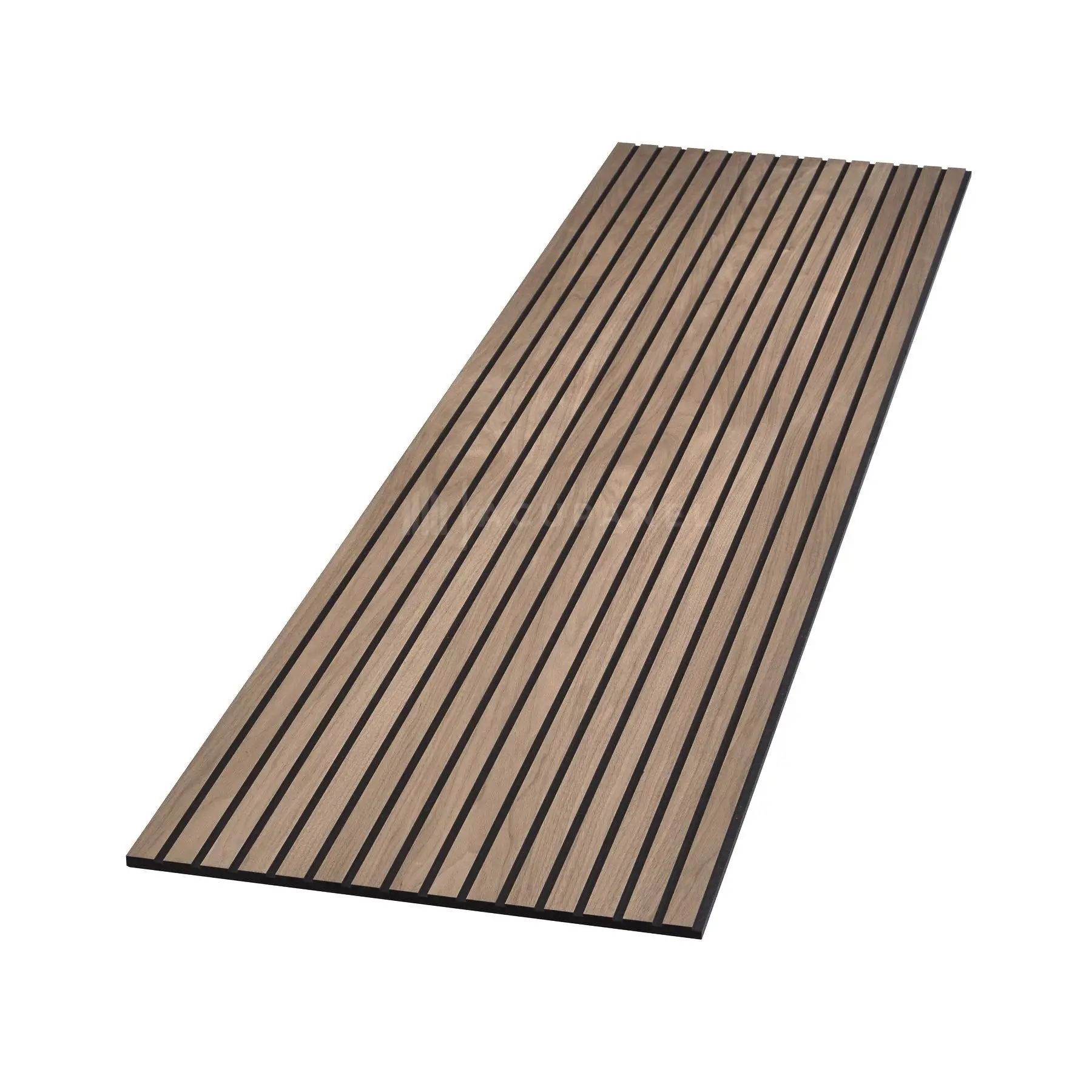High Quality Odorless Sound Absorbing Wood and PET Acoustic Slat Wall Panels for Indoor