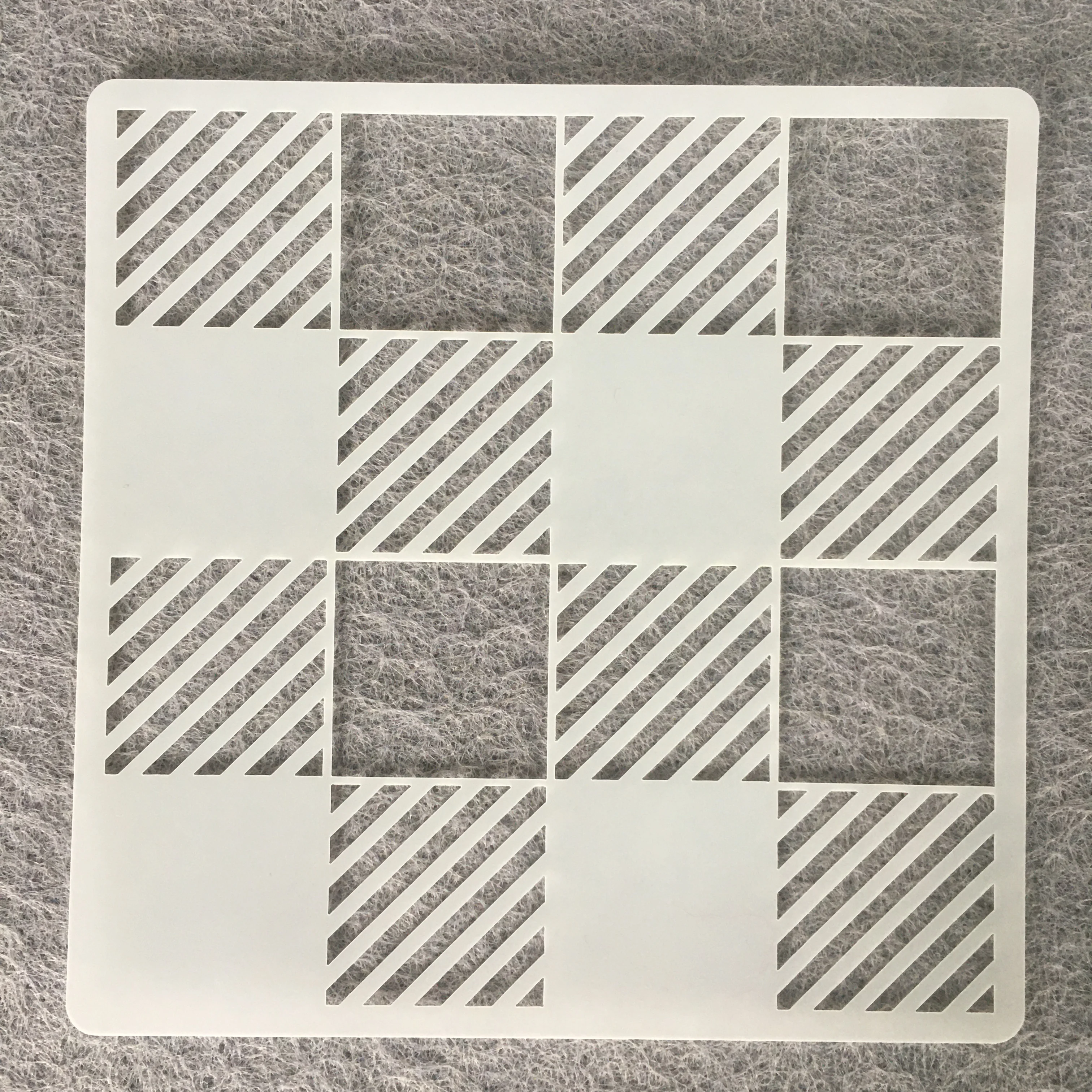 Custom Wall Stencil OEM Eco Friendly Plastic Tree Home Decoration for Painting Family Black Bag White Wood Logo Pack PET stencil