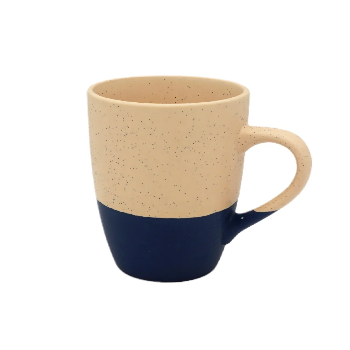 Japanese style antique speckled coffee tea clay ceramic mug