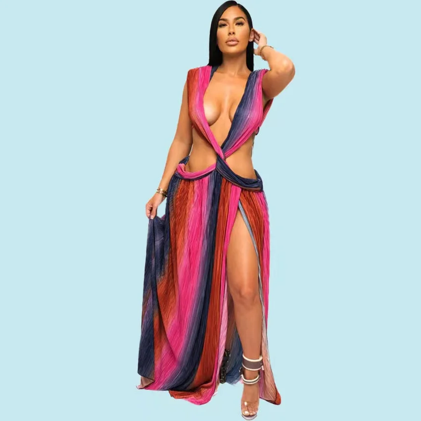 New Design Fashion Casual Stock ready for ship Women Summer Dresses