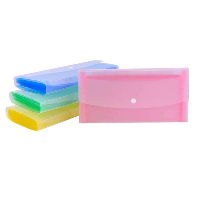 A5 A6 Plastic Coupon Organizer Wallet Mini Expanding File Folder for Cards Coupons Receipt Tax Item