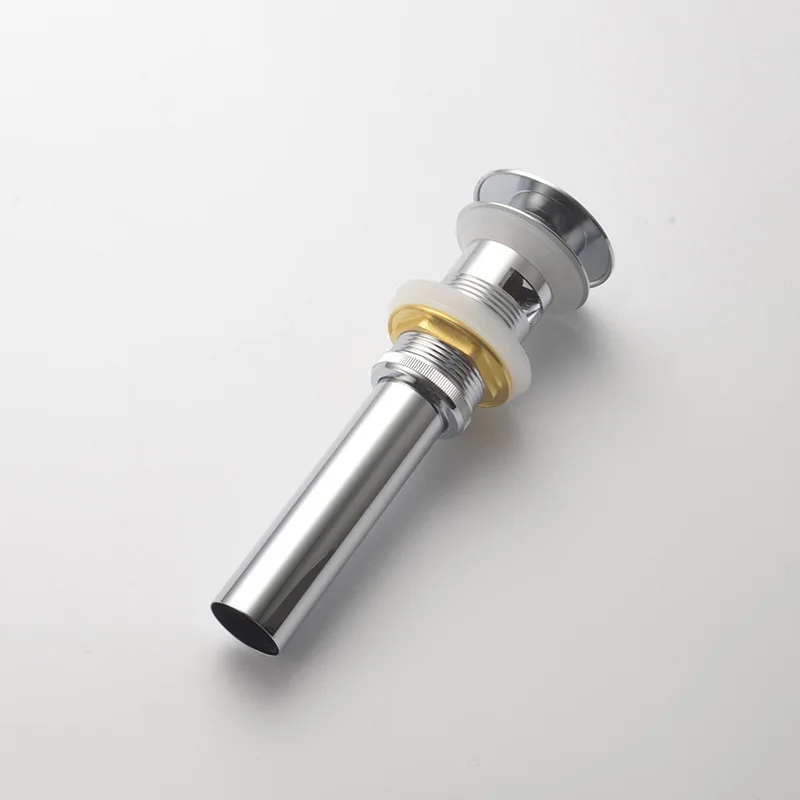 Bathroom Accessory Brass Drainer Chromed Plated Wash Basin Waste drain and Pipe Drain