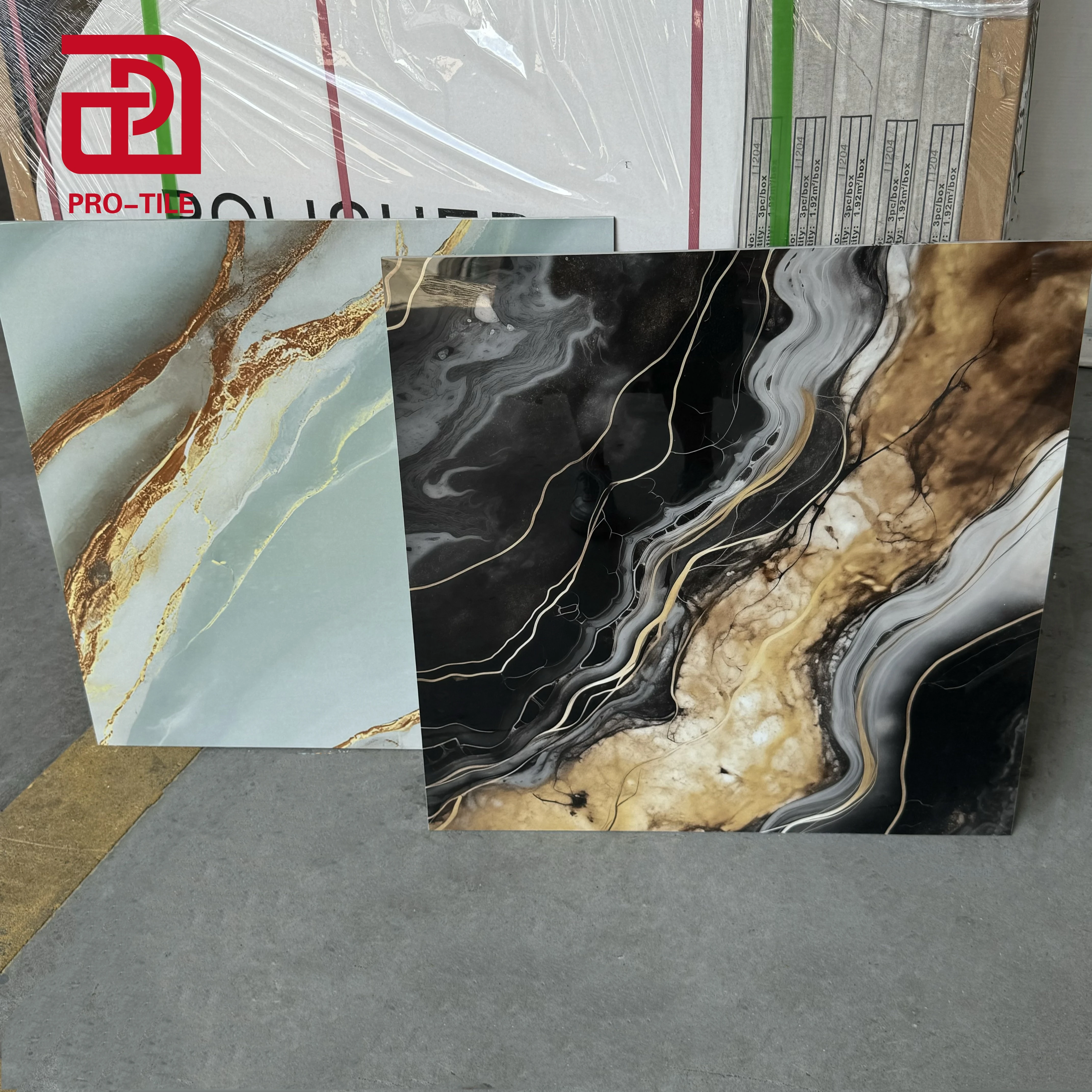 new model 600 x 600 mm look luxury marble full glaze  porcelain floor tile for house decoration