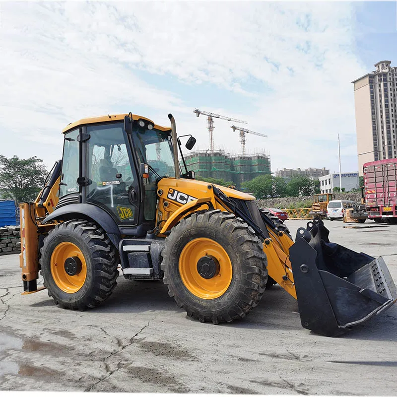 Используется JCB 4CX машина 7 тонн 4WD небольшой мини-экскаватор-погрузчик