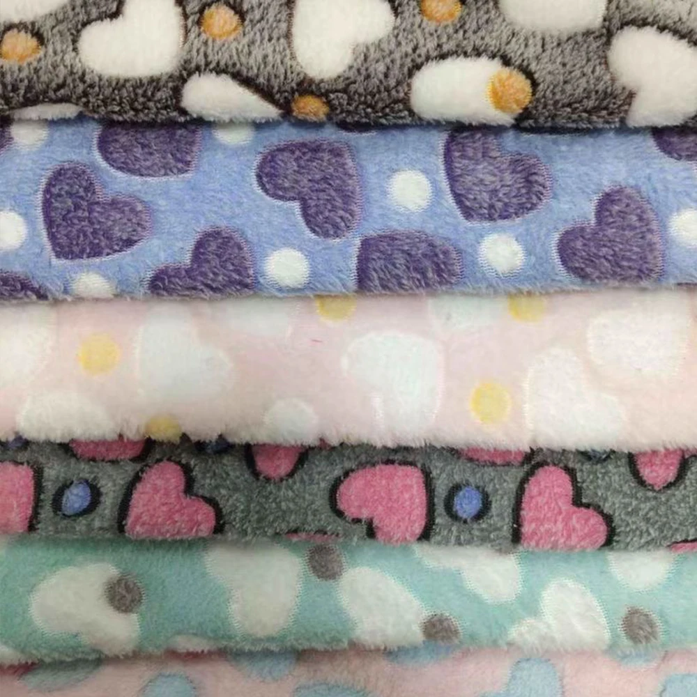Flannel fabric brush desgin oeko certification polyester blanket fabric choose from a variety of soft Plush fabric