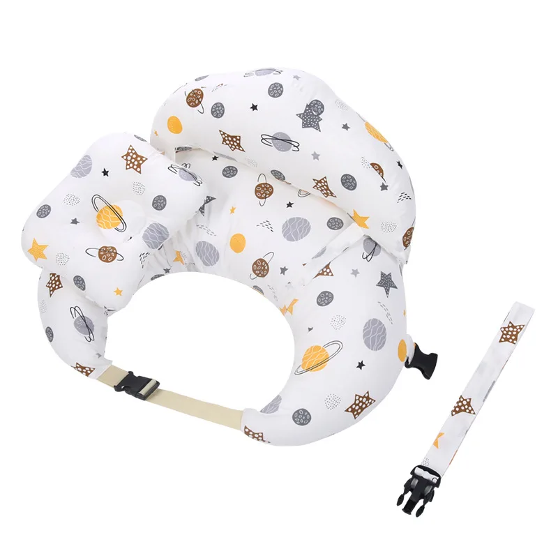Hot sale mom and baby adjustable strap 3 in 1 cotton berastfeeding nursing pillow with pocket