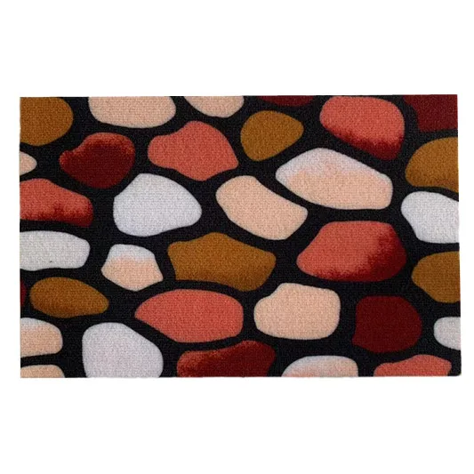 The entrance mat of Dongwo Front Door in 2023 can clean the door mat, soil collector, and shoe scraper, making it anti slip and