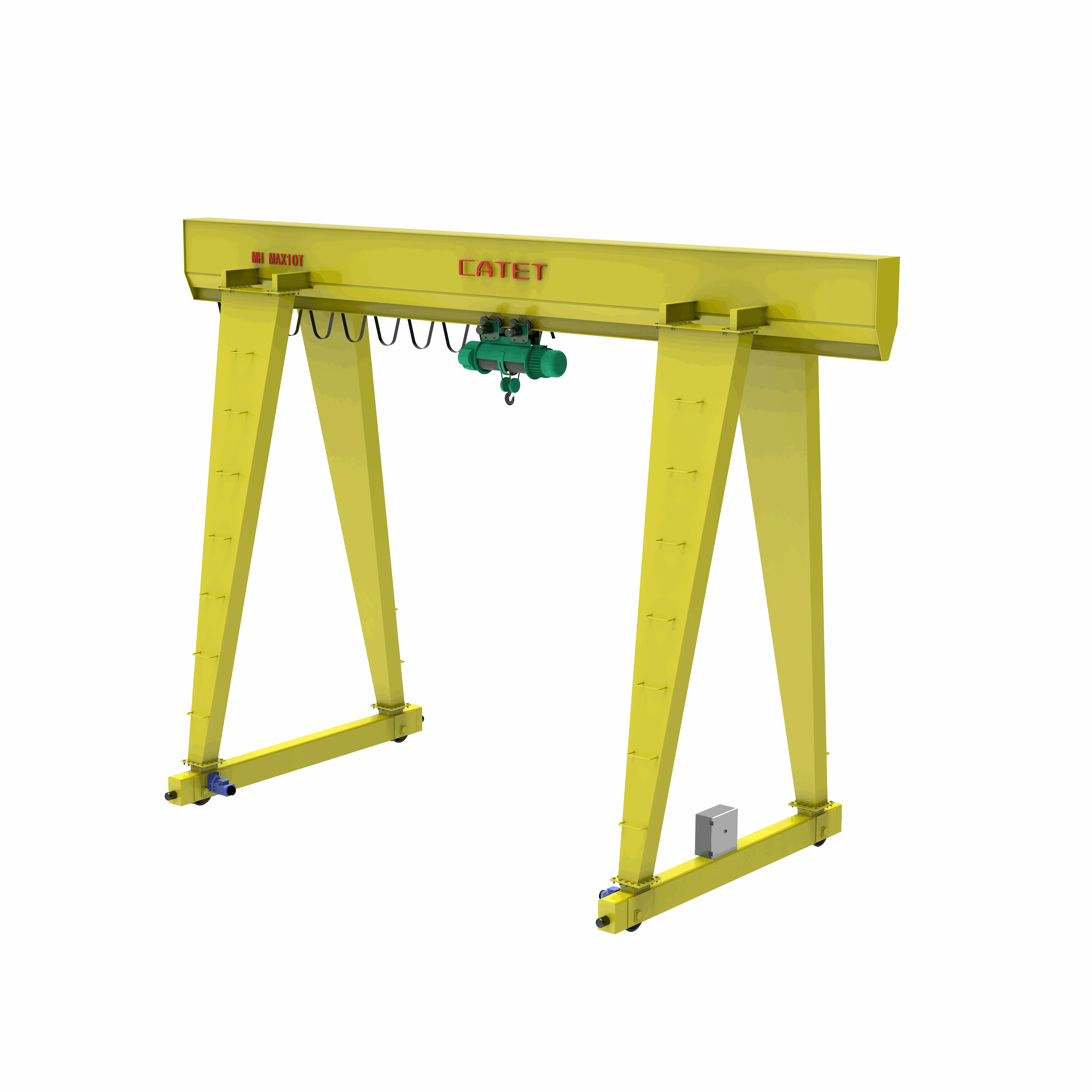 25 ton 32 ton 50 ton Large Span Export Standard Portal Crane Mobile Gantry Construction Crane to Lift Heavy Duty Material
