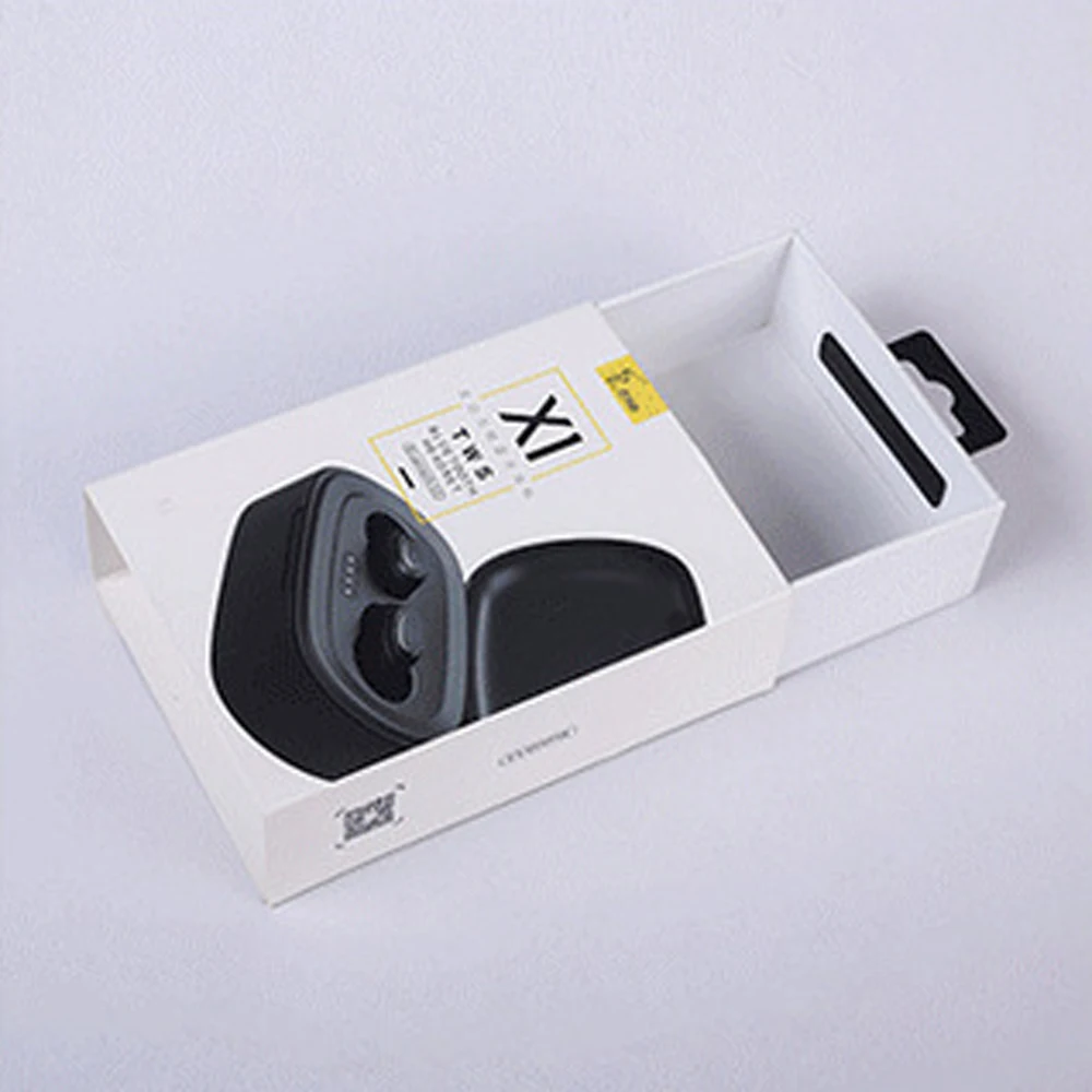 Custom Printing Cardboard Wireless Earphone Camera Sliding Drawer Paper box Packaging Box for Electronic Products