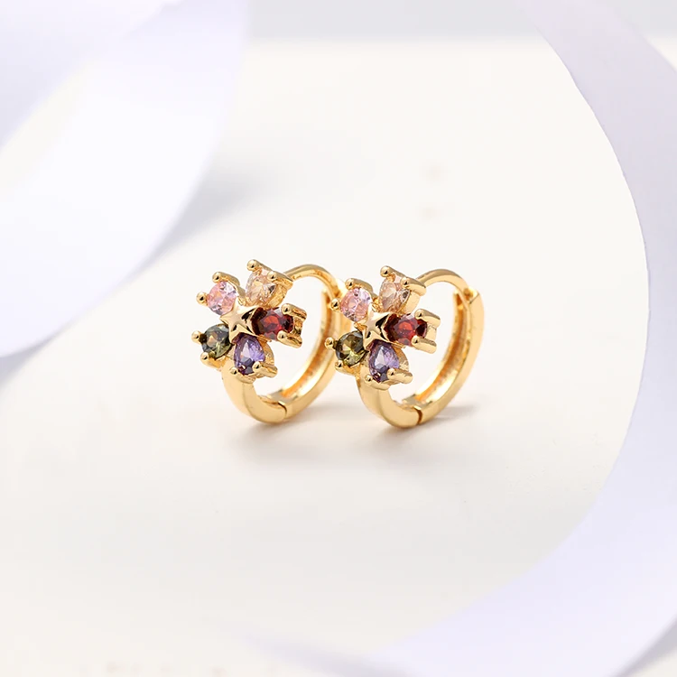 
wholesale custom dangle kid 18k hoop earring unique 