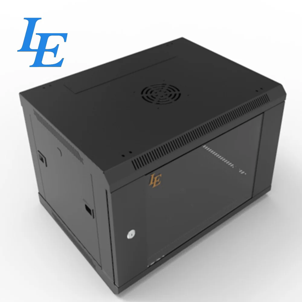 LE 4U 6U 12U 18U Server Rack IP20 Wall Mounted Data Equipment Cabinet Rack Enclosure