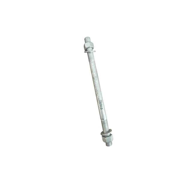 5/8*14 inch  double head bolt hot-dip galvanized double end rods threaded fasteners high quality