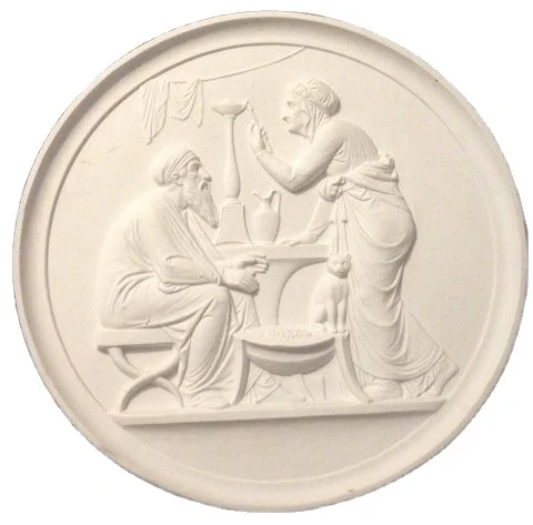 Неглазурованная Неокрашенная керамическая бисквитная тарелка для детей ручная роспись