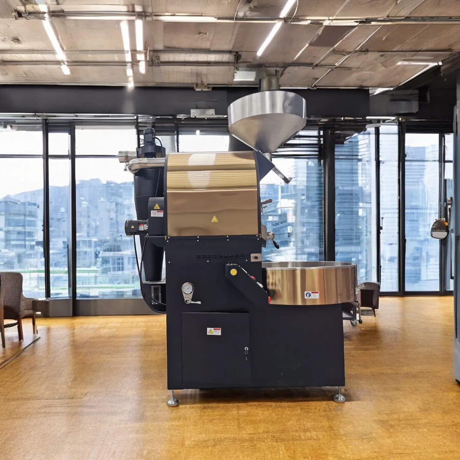 Coffee Roaster CE Certified Coffee Roasting Machine 10kg Probat PLC Roaster Price Gas Sample Coffee Roaster