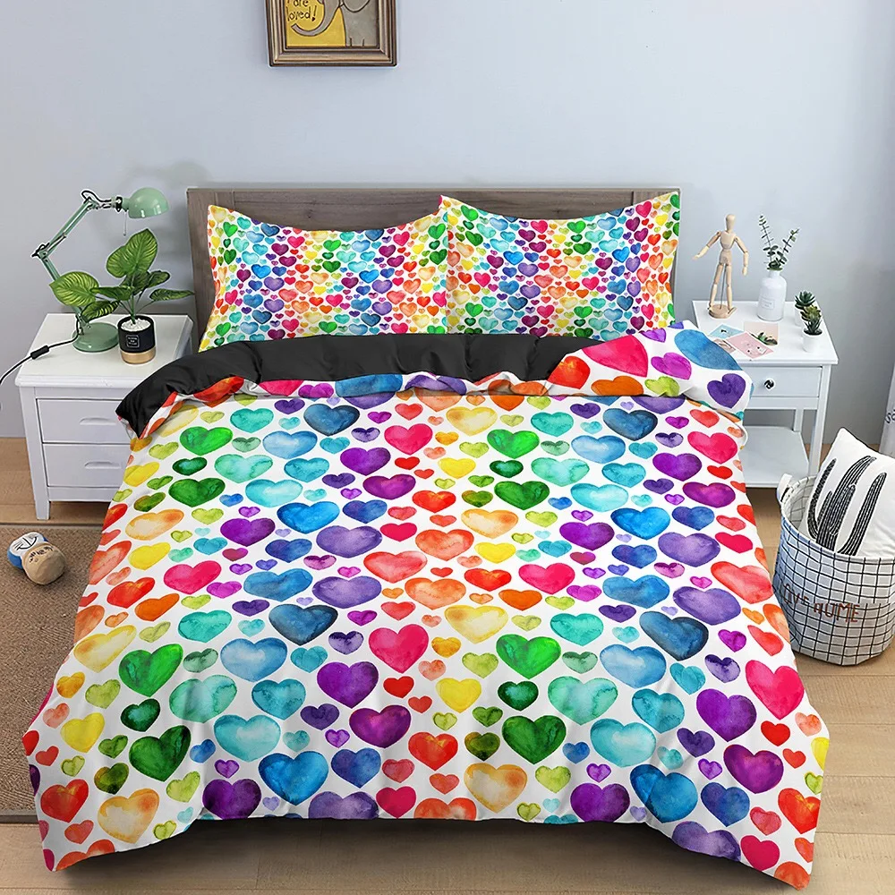 2021 New design 3D pattern digital print Black and white lattice abyss butterfly duvet cover 3pcs bedding set for Bedding Sets