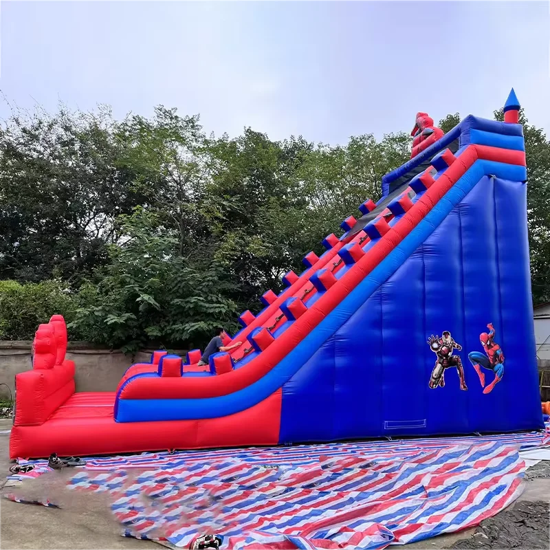 HUAAO Commercial inflate giant inflatable slide for adult,jumpers bouncers castle inflatable slides for sale