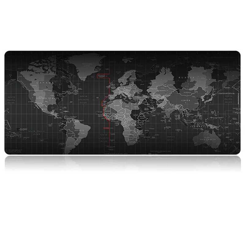 new arrival world map large size mouse pad gamer rgb with custom xxl mousepad