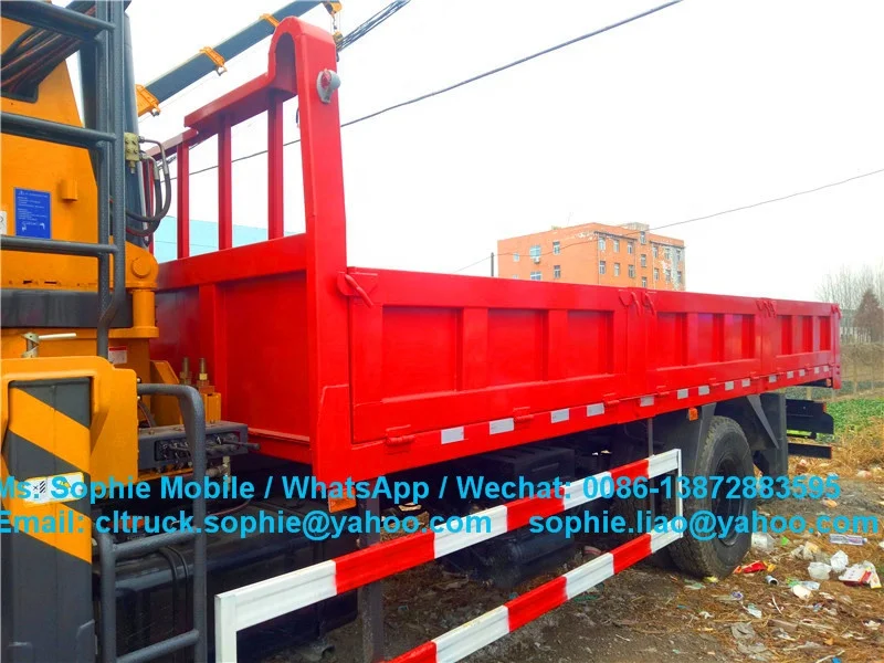 Китайский грузовик Dongfeng 4x2 с захватом кирпича