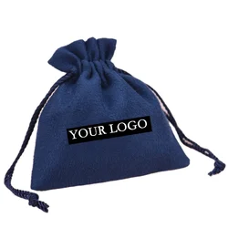 Packing Storage Jewelry Pouches Drawstring organizer Velvet Gift Bags Big Flannelette Jewelry Bags and Packaging for Ebook