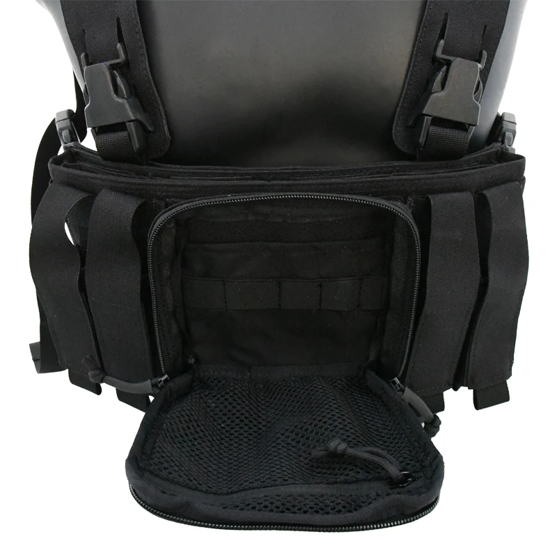 GAF Custom 1000D Nylon Tactical Equipment Chest Rig Vest Security Camouflage Combat Vest with Bag