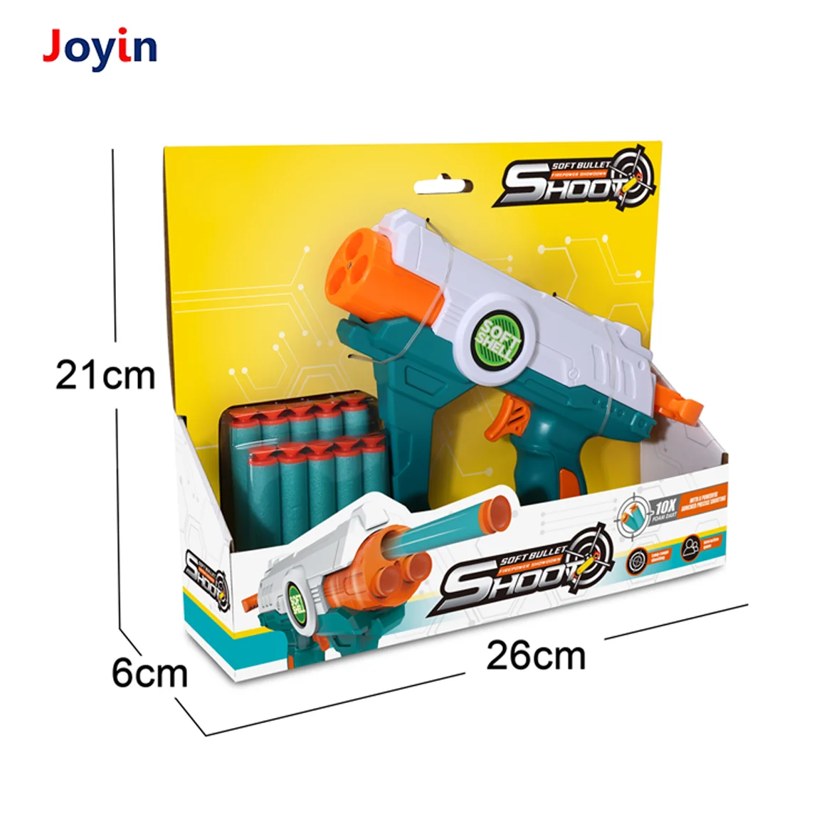 Soft Dart Bullet Toy Blaster Educational Toy Model Soft Bullet Gun for Kids Indoor Outdoor Gifts