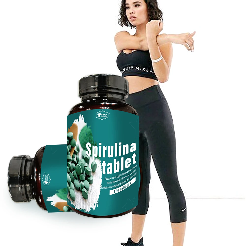 Dietary Supplement High Protein Organic Spirulina Tablets For Sale
