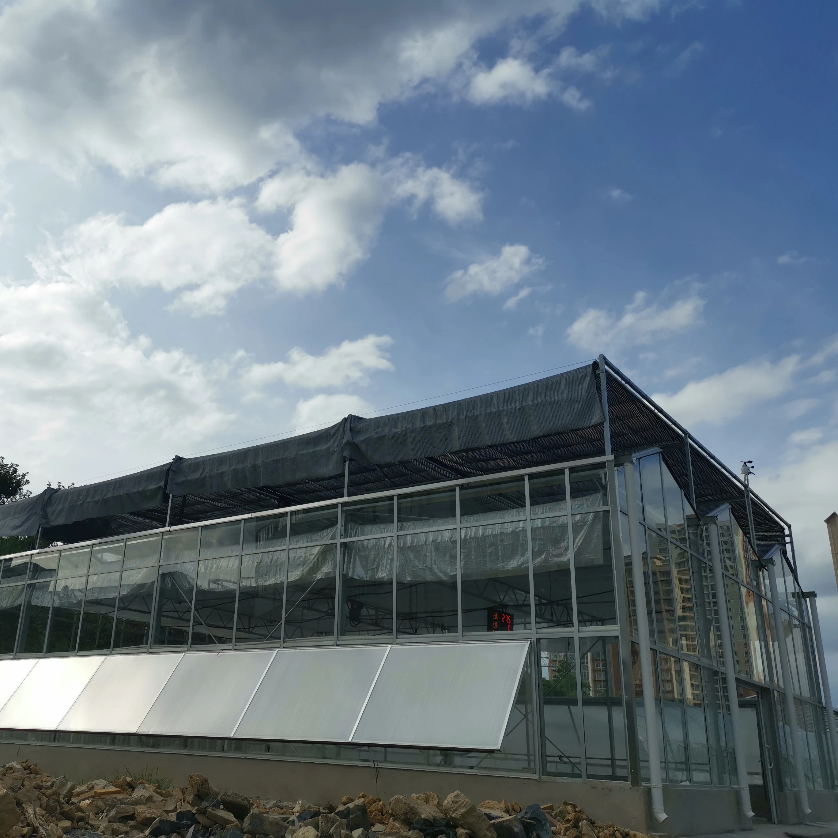 Multi-span Invernadero  Green House For Agricultural Greenhouse with aquaponic system