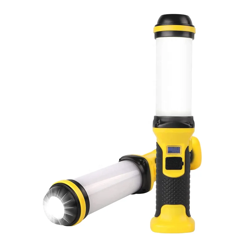 Wason High End Most Powerful Multifunctional Led Working Light Flashlight Shape Auto Magnetic Work Lamp With LCD Battery Display