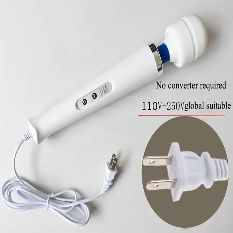 Factory Direct Online Hot Sale Adult Toy AV Wand Towline AV Vibrator Water Proof AV Massage Stick