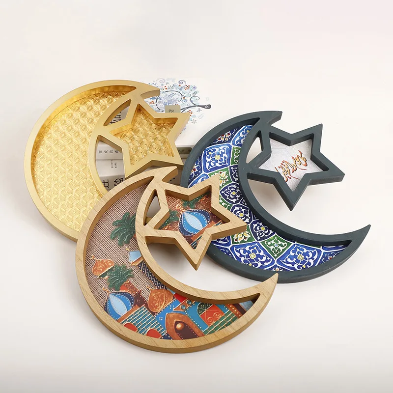 New Festival Creative Star Moon Tray Dried Fruit Snacks Date Box