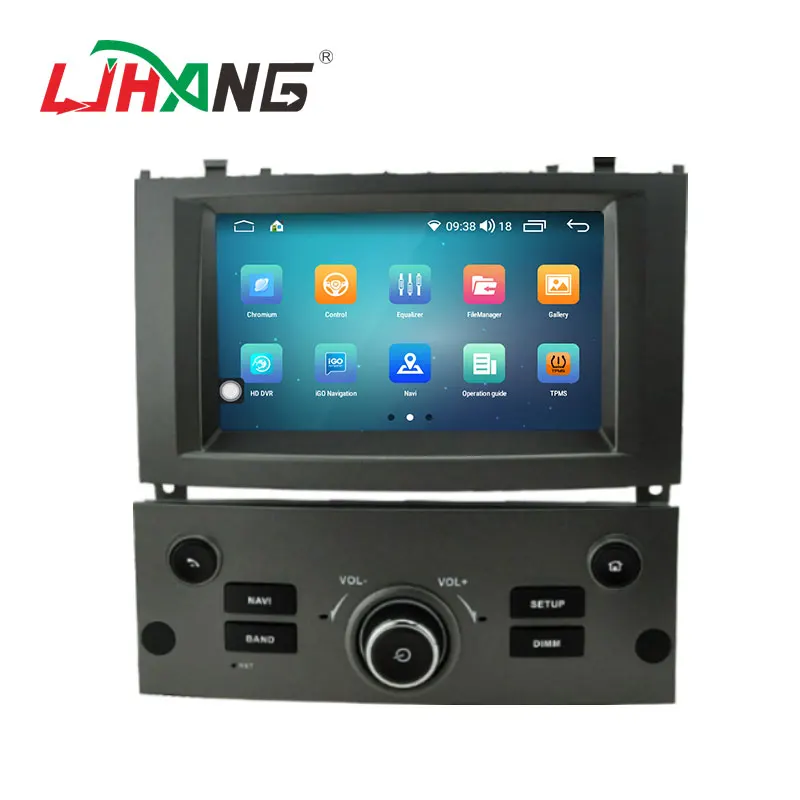 7inch Android 13 8+128G Car Radio for Peugeot 407 2004 - 2010 Multimedia Player stereo gps navigation 2din