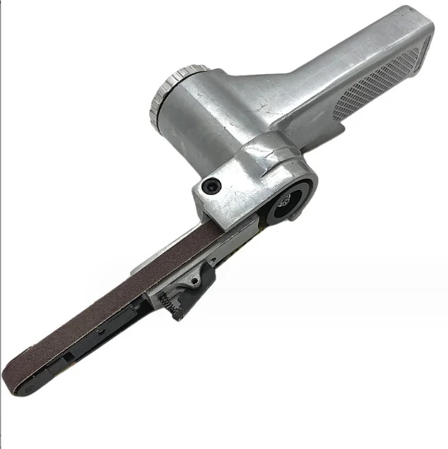 @16000rpm 10mm*300mm mini handled polishing tool air belt grinding grinder sander with air hose fitting connector plug