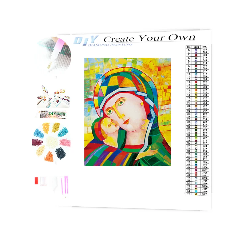 New product Abstract DIY Gifts Artistic Sense 5D Drill Diamonds Drawing Art For Wall Decorations