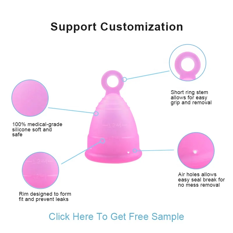 2022 Big Promotion Eco-friendly Feminine Care Silicone Menstruation Copa Menstrual Cup
