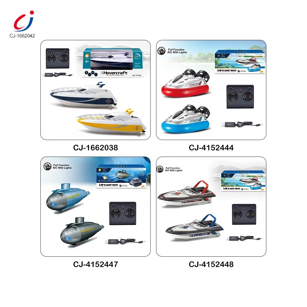 Chengji new arrival electric 4ch rc boat model simulation mini wireless remote control submarine for kids