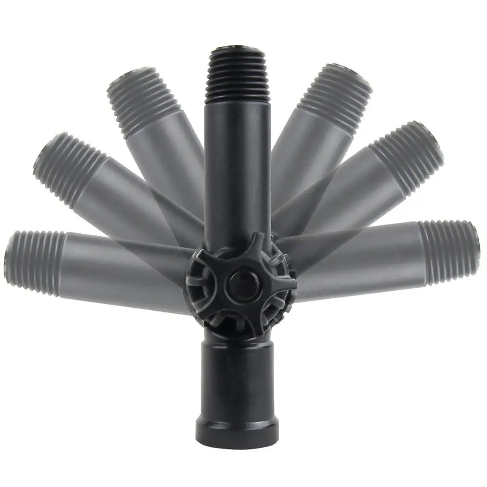 Extenclean solar cleaning brush telescopic cleaning rotating brush with 20FT aluminum extension pole from China manufacturer