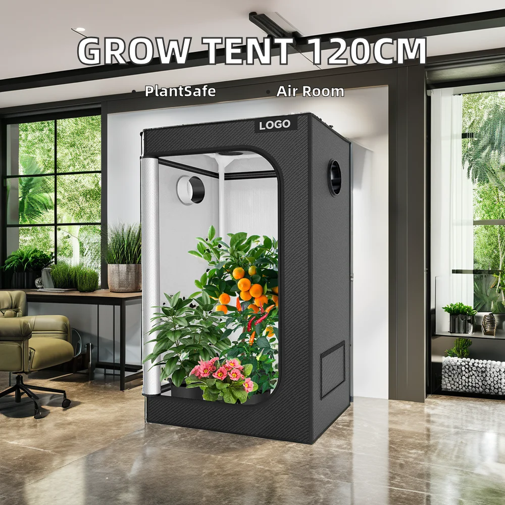 LUMING Factory Outlet Greenhouse Growing Tent Convenient Installation Easily Assembled PVC Grow Box Set Home Use Metal
