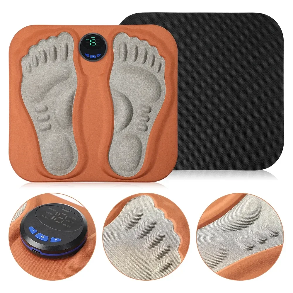 Low Frequency Pulse 3d Muscle Relaxation Pad Electric Ems Foot Massager Mat With Remote Control