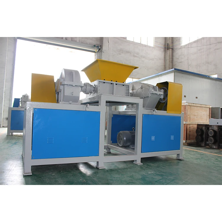 Heavy Duty Crusher Scrap Metal Shredder Waste Plastic Double Shaft Shredder